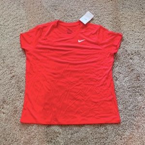 NWT red/orange Nike mesh T-shirt size XXL